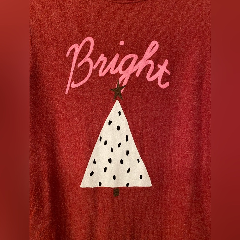 Wildfox Kids Bright Christmas Red Sweater Size 7/8 - Picture 7 of 8
